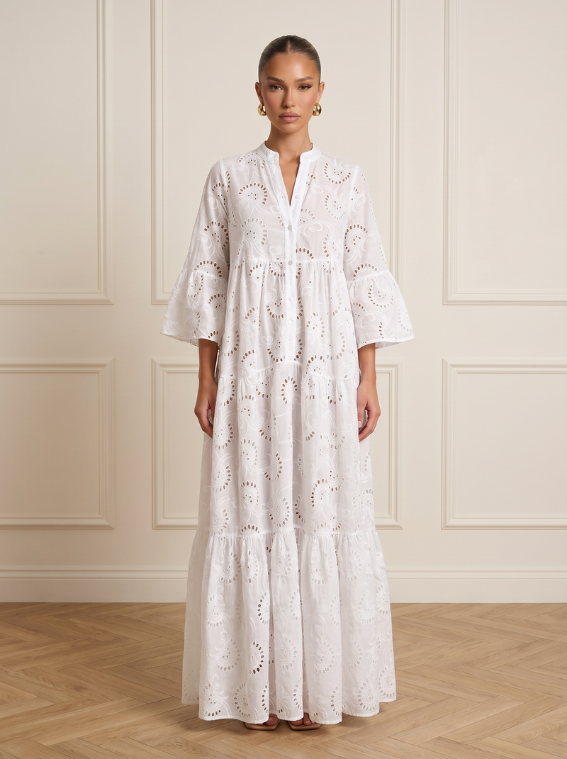 Luciana | Ethereal Lace Maxi Dress