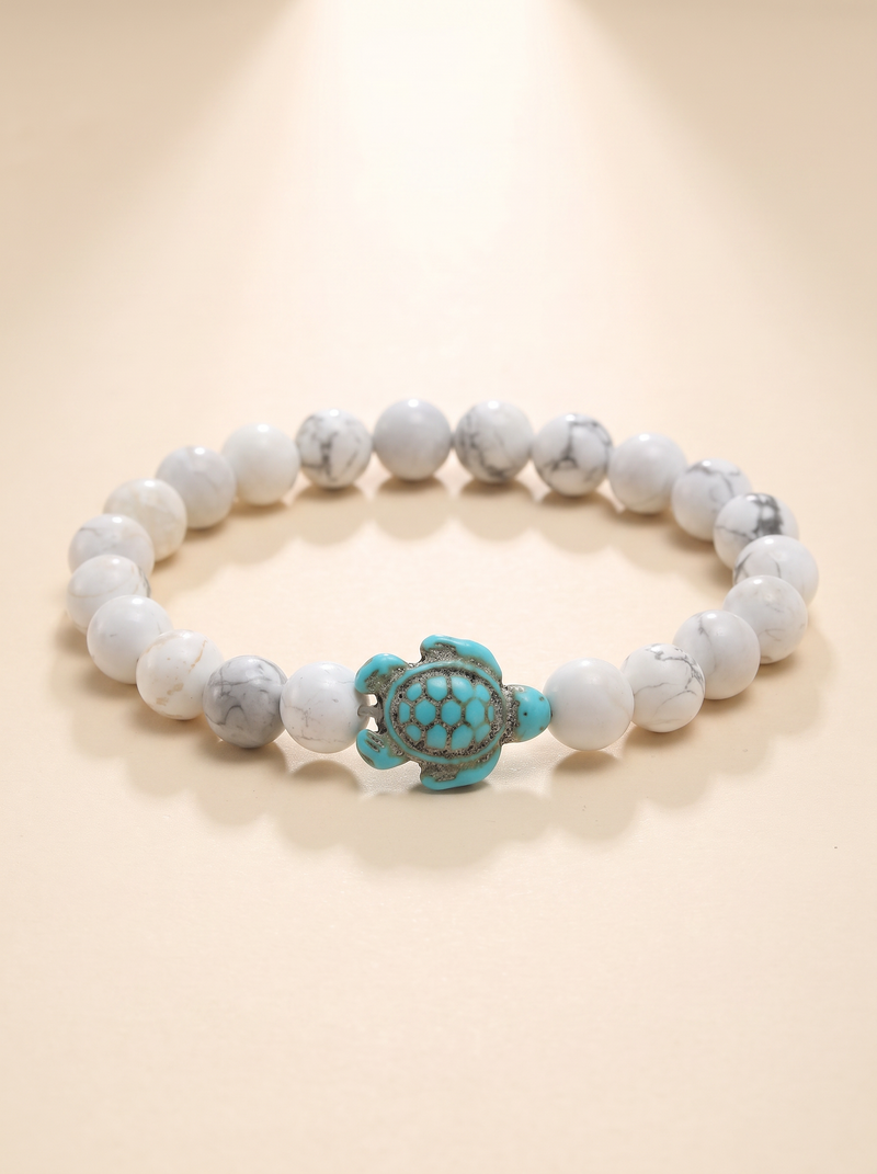 Wisadine | Gemstone Turtle Bracelet