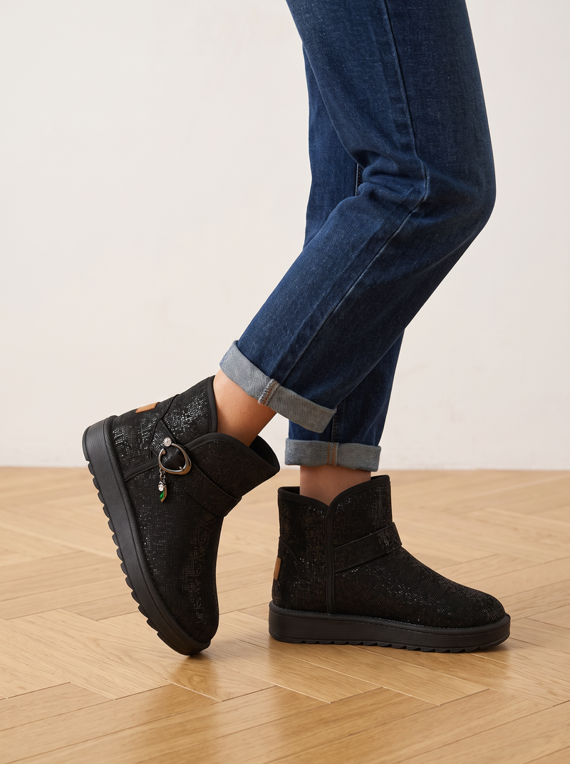 Quinaylee | Plush Lined Ankle Boots