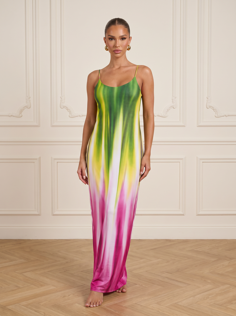 Amelaylee | Ethereal Printed Maxi Dress