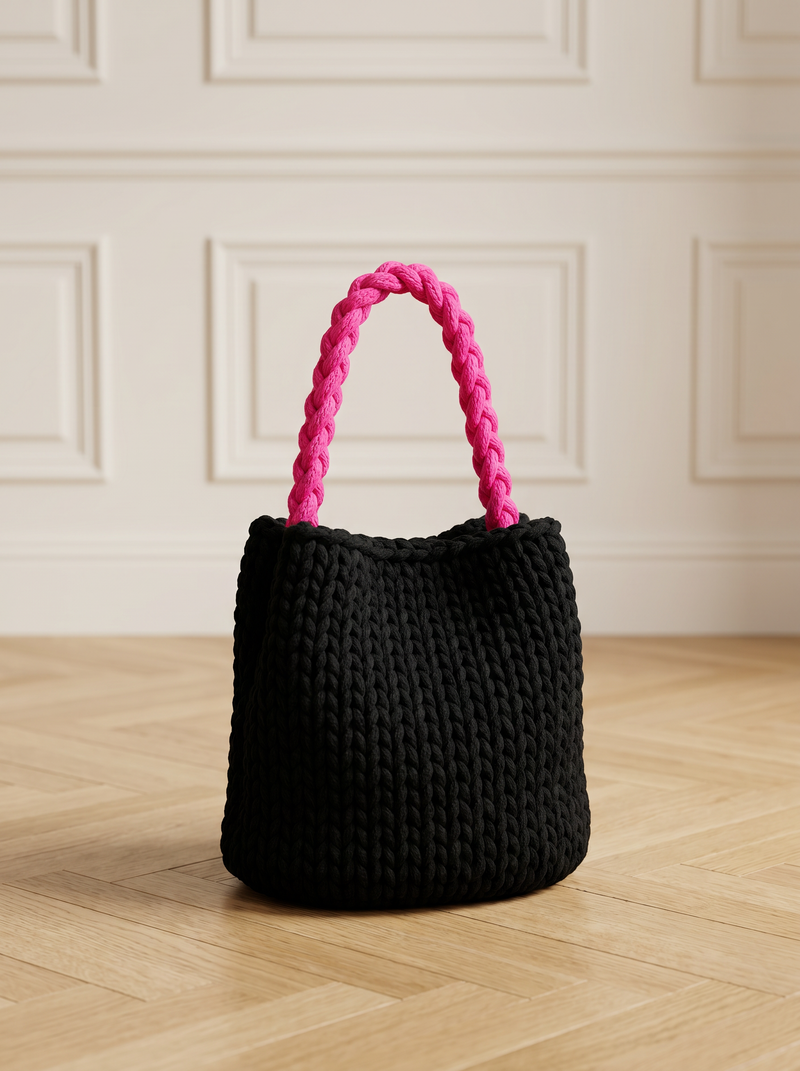 Leonie | Woven Bucket Bag