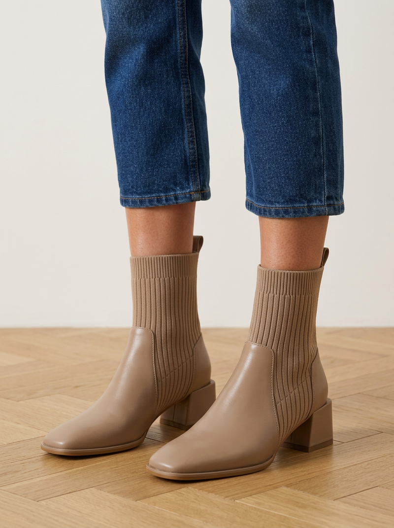 Eldetta | Chunky Heel Ankle Boots