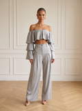 Rosetta | Ruffled Pant Set
