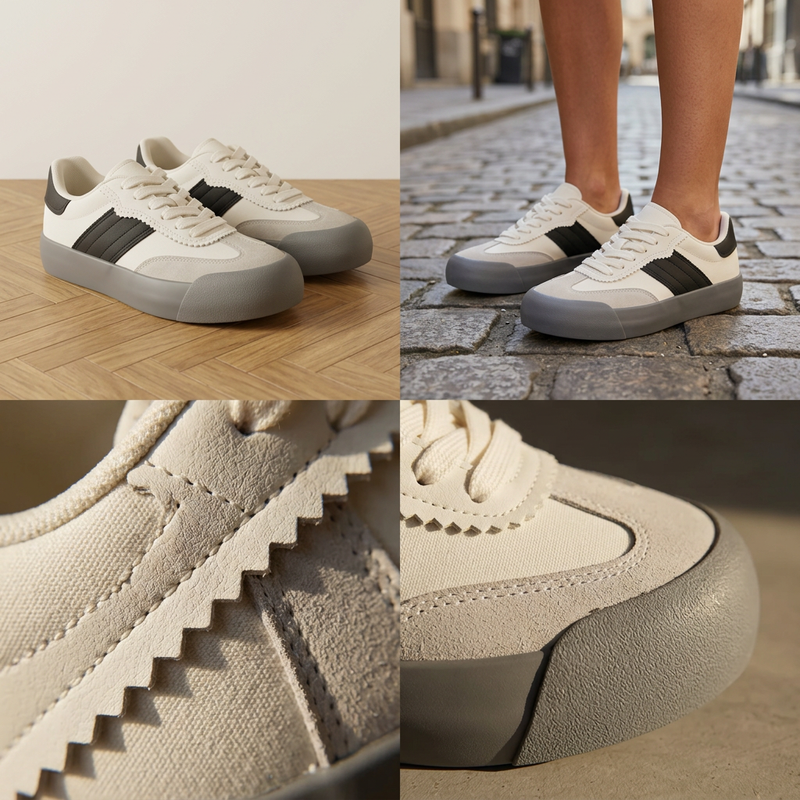 Beige Black