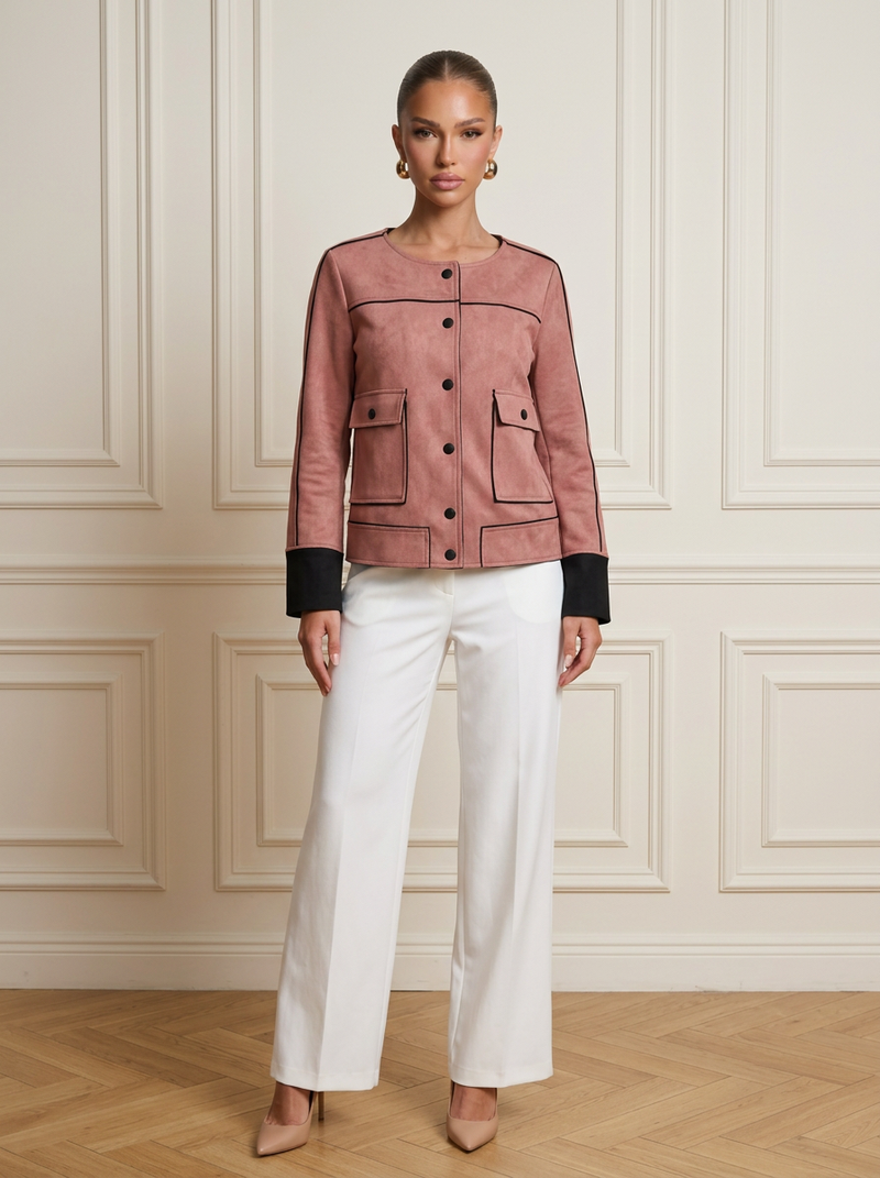 Alexis | Tailored Suede Jacket