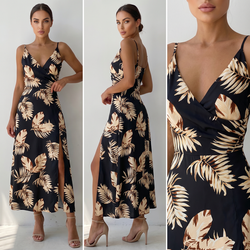 Black floral