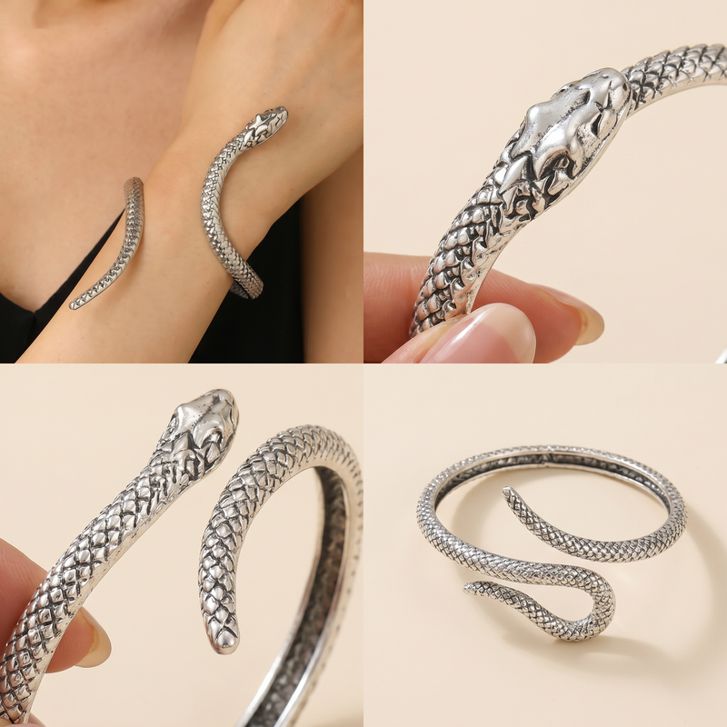 Silver Snake Bracelet
