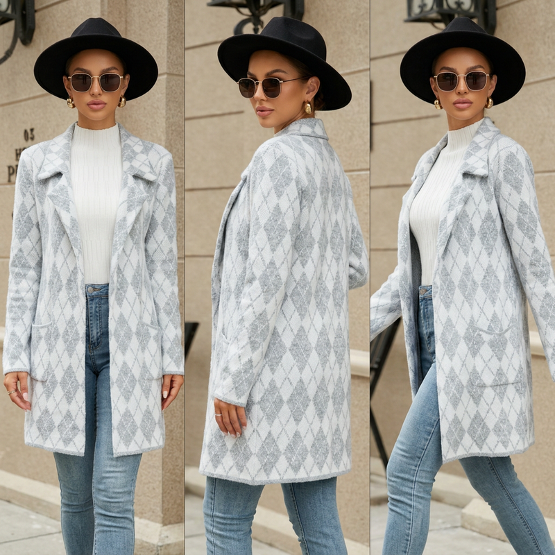 Light Grey Rhombus