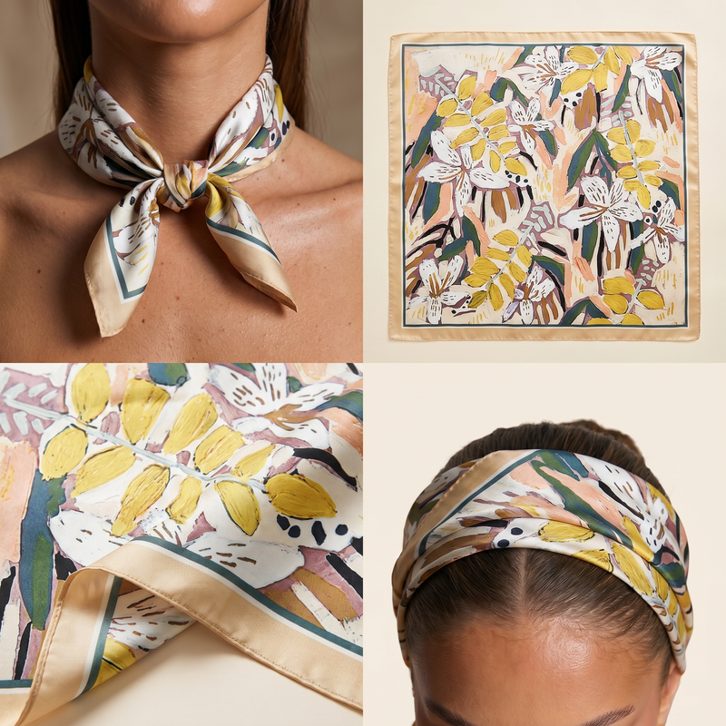 Carina | Square Silk Scarf