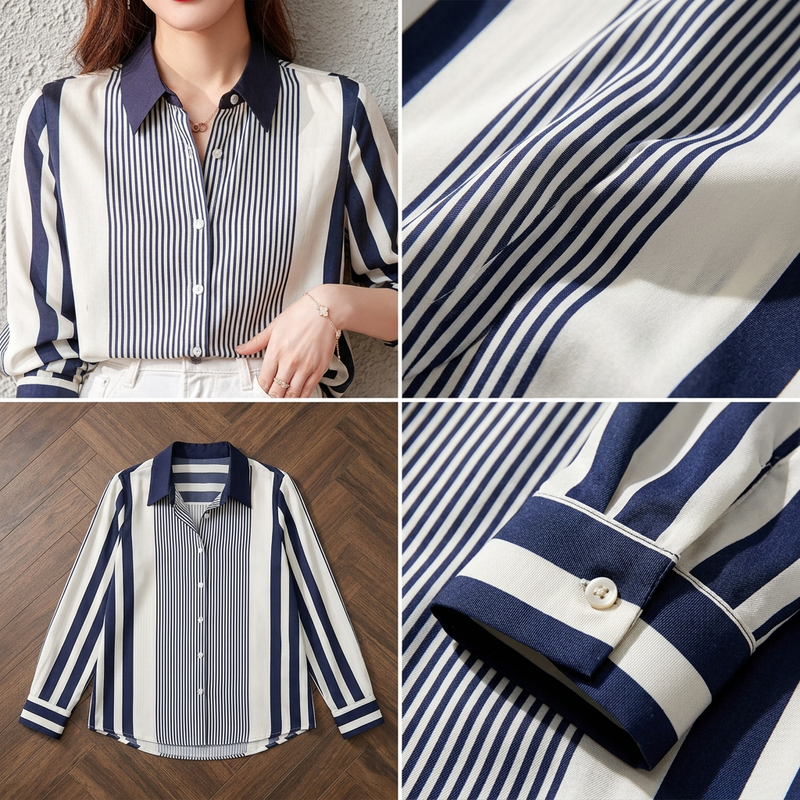 Blue and White