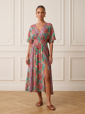 Galora | V-neck Midi Dress