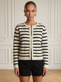 Eirlys | Striped Knit Cardigan