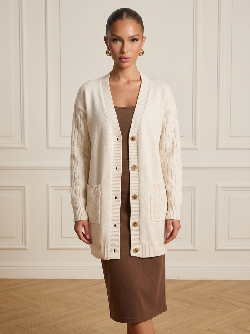 Briette | Longline Knit Cardigan