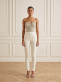 Ariana | Sleek Strapless Jumpsuit