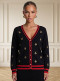 Velaylee | Embroidered Knit Cardigan