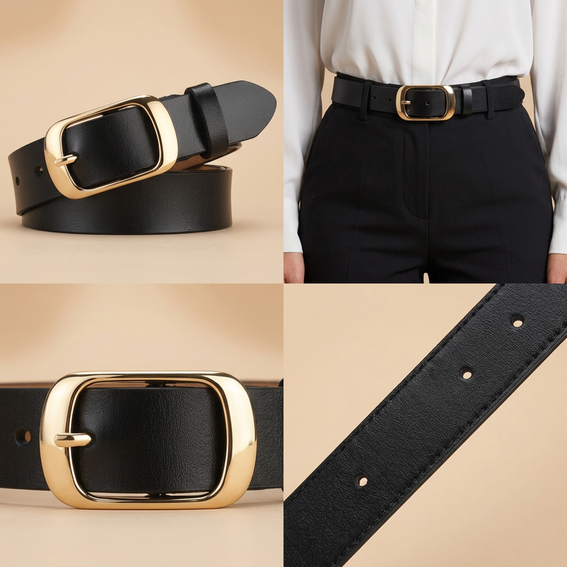 Gold Buckle-Black