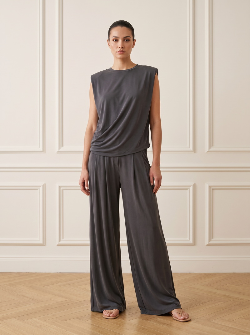 Oriane | Elegant Wide-Leg Set