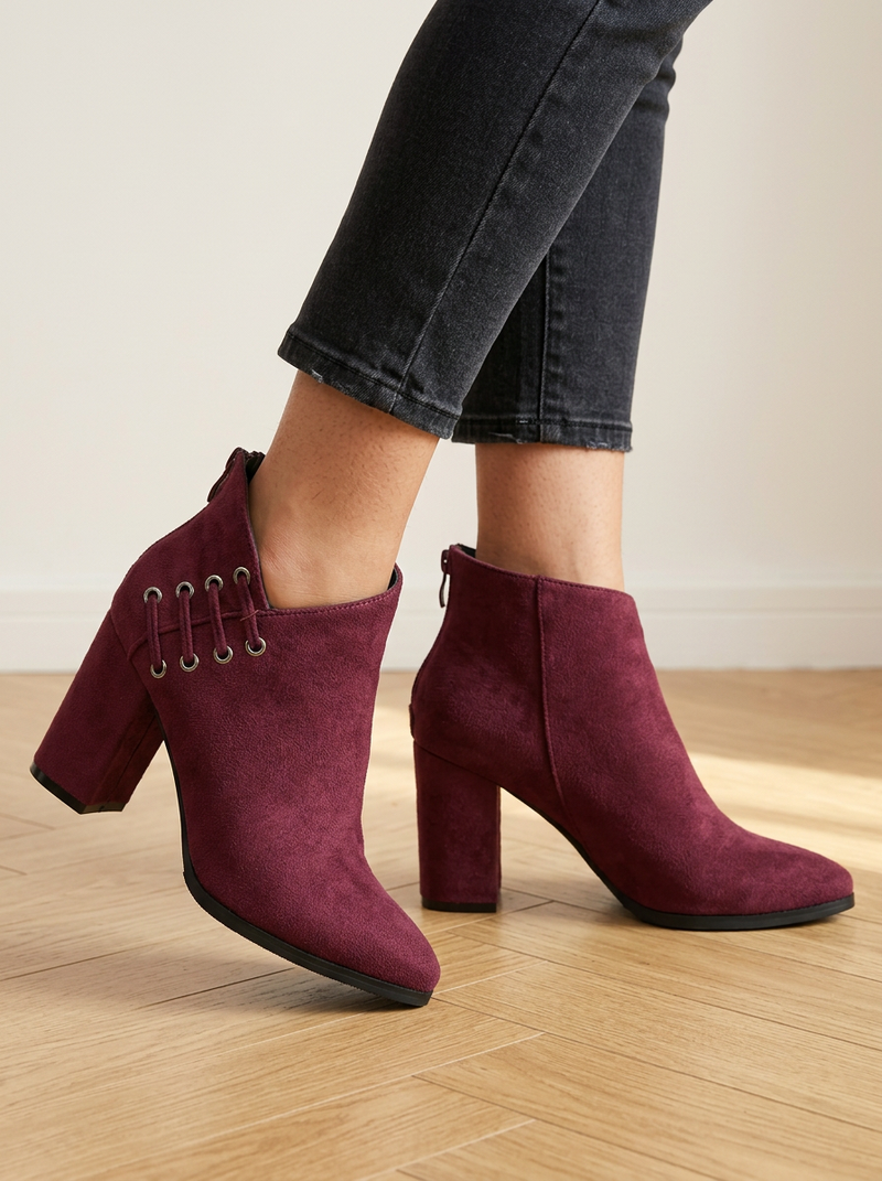 Zoraleigh | Sleek Pointed Ankle Boots
