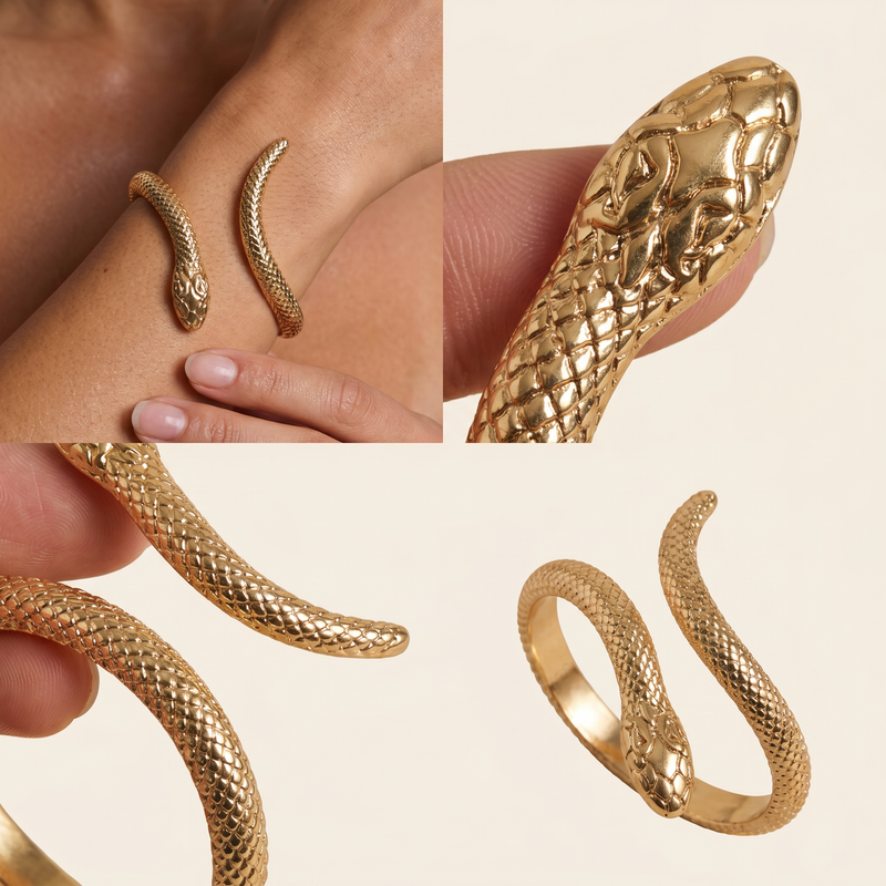 Gold Snake Bracelet