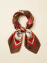 70 Small Square Towel-Huizi EF Brown