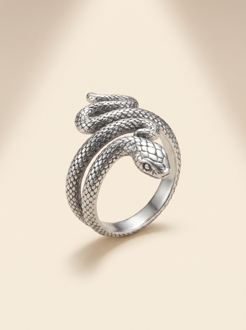 Silver Snake Ring