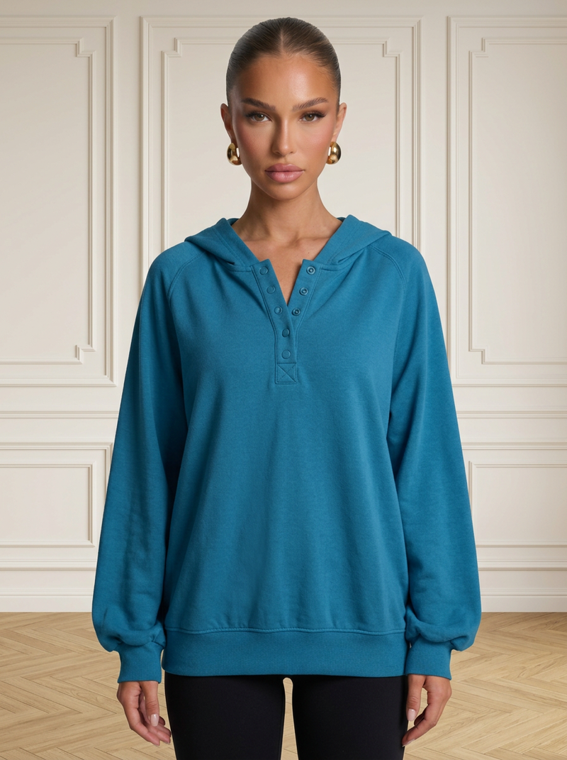 Yelenna | Button-Neck Sweater