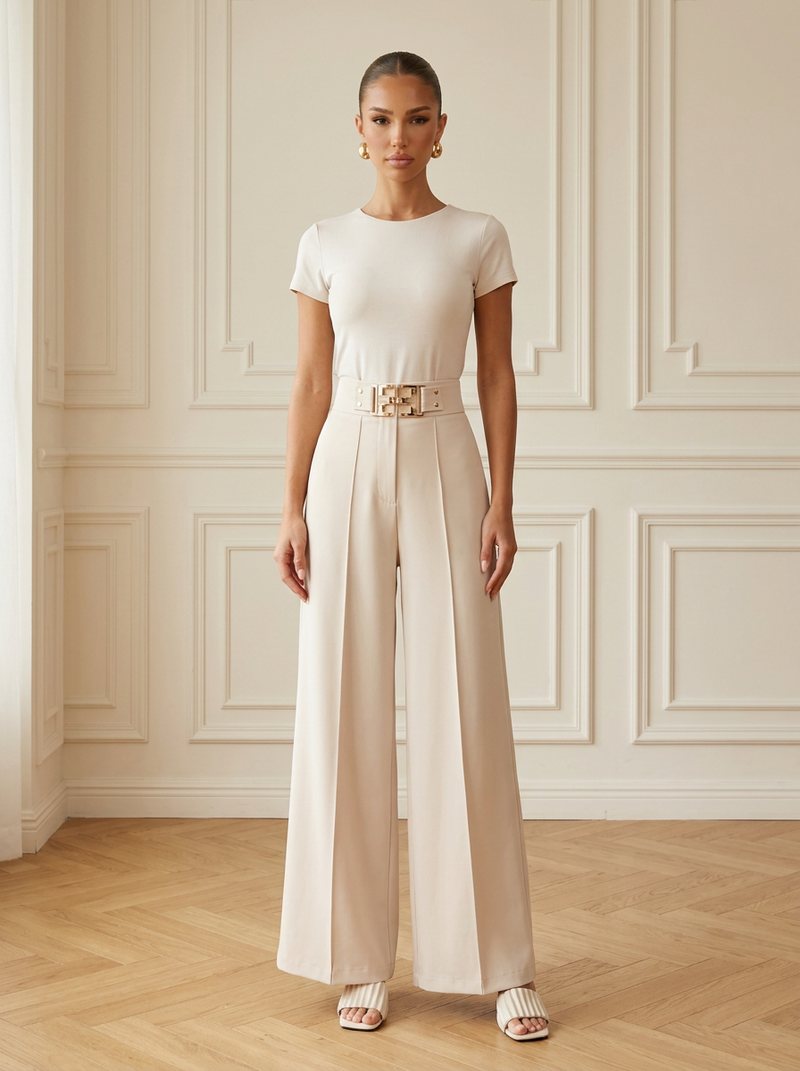 Beige White