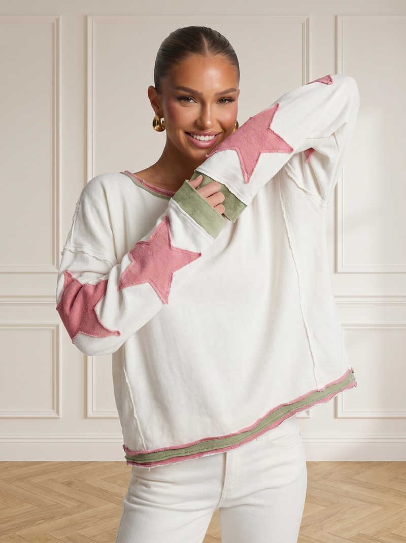 White Pink Star
