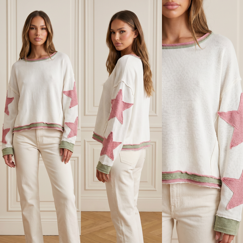White Pink Star