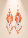 Colette | Beaded Tassel Earrings