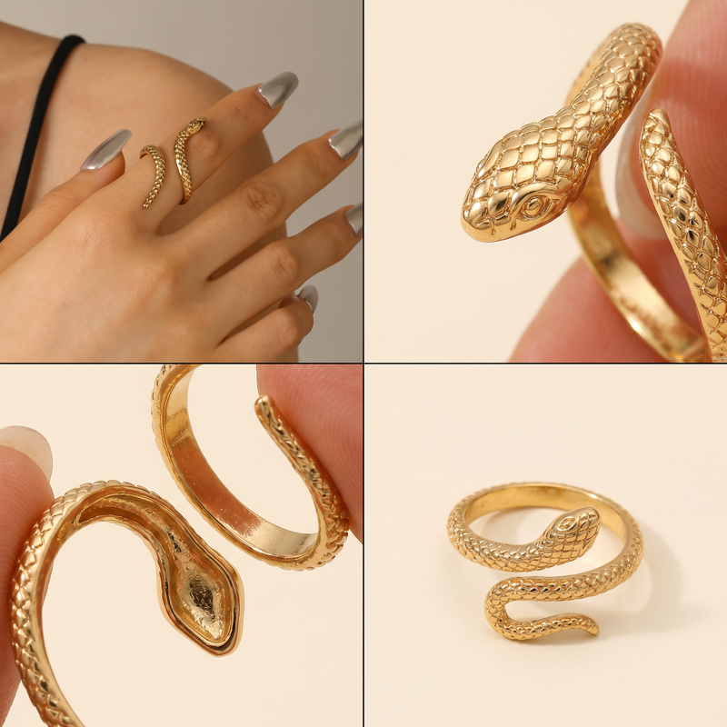 Gold Snake Ring
