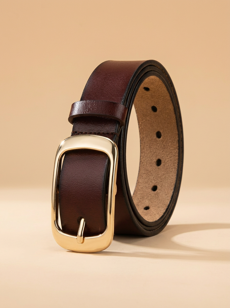 Golden Buckle-Red Brown