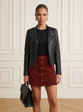 Sophia | Suede Midi Skirt