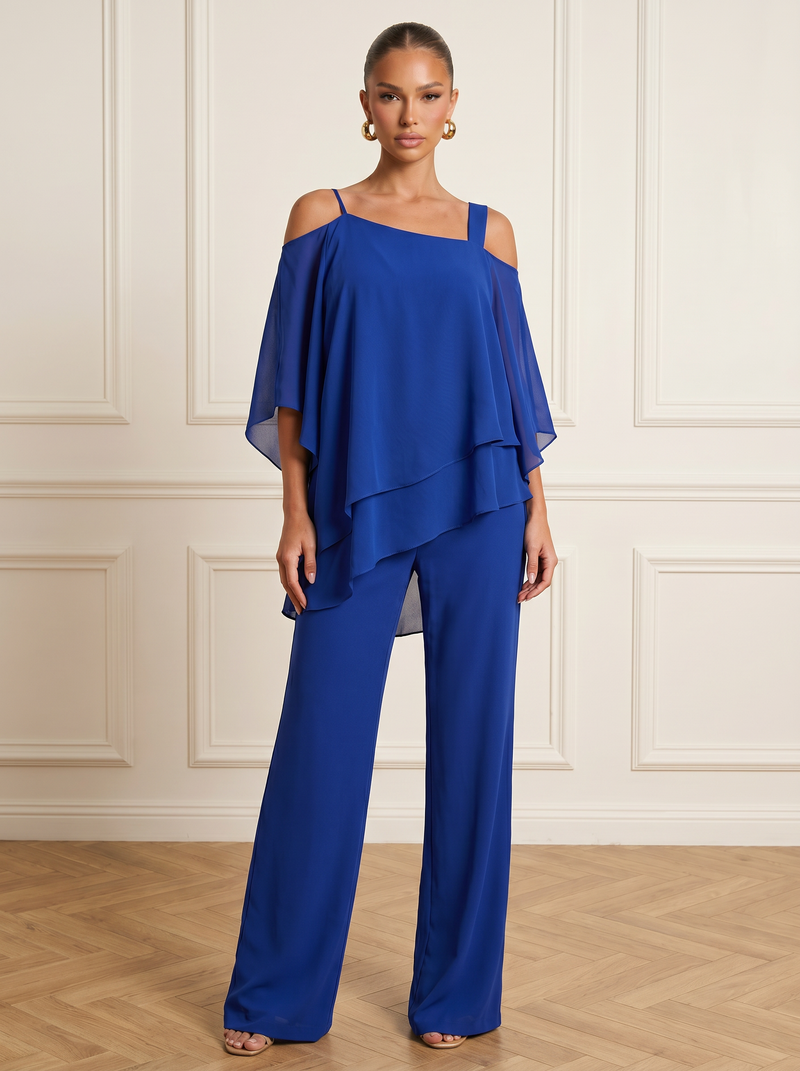 Paola | Batwing Trousers Ensemble