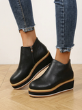 Elisenna | Chunky Block Ankle Boots