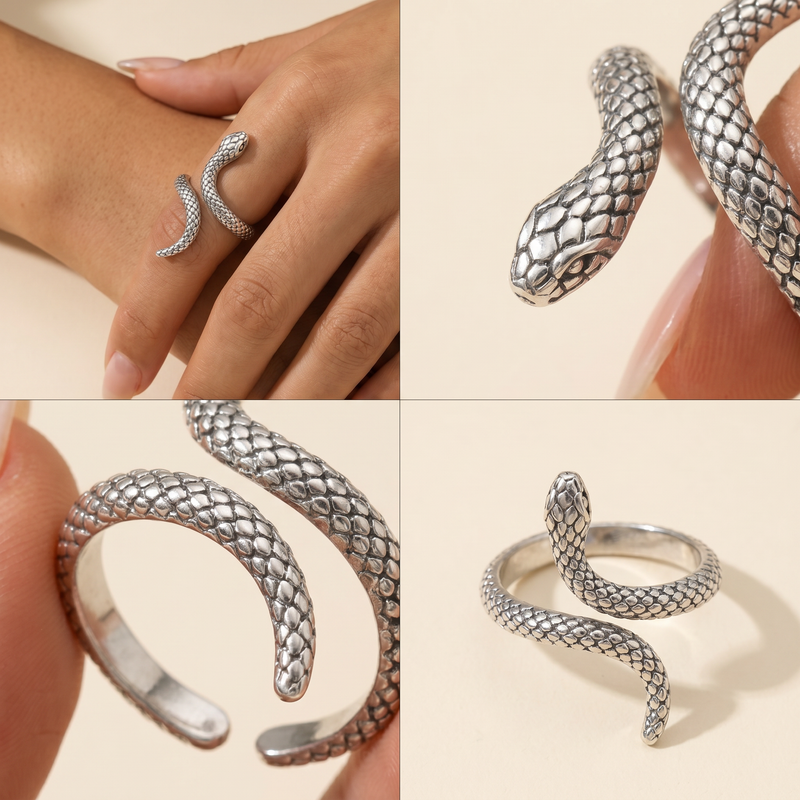 Silver Snake Ring