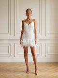 Bettina | Feather Mini Dress